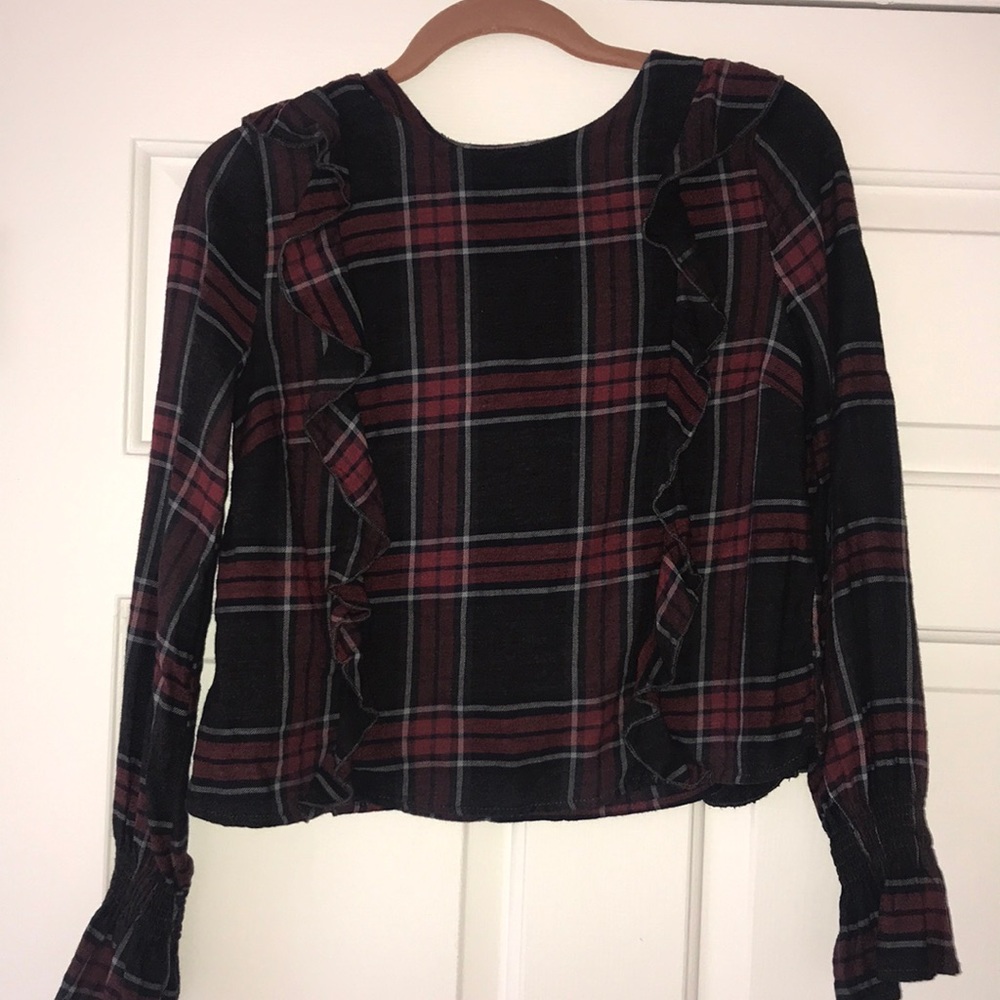 Plaid top